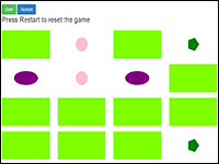 shapes memory game for kindergarten students