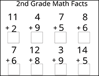 Second Grade Math Worksheets