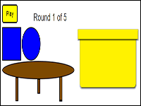 online math game for square recognition