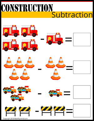 numbers 1 5 subtraction worksheets kindergarten math worksheets