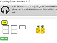 Numbers 1-5 Kindergarten Math Games