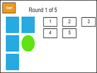 counting squares math game for kids