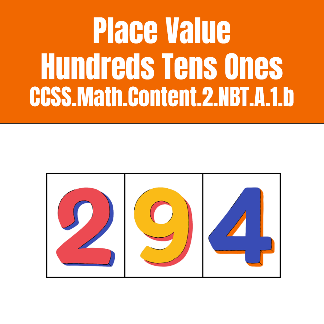 Hundreds Tens Ones Place Value